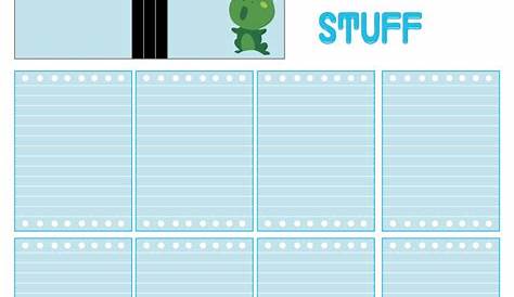 7 Best My Froggy Stuff Printables TV PDF for Free at Printablee