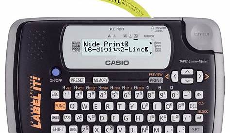 KL-120 | LABEL IT! | Label Printers | CASIO