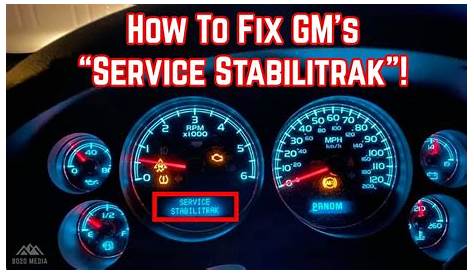 2014 Gmc Terrain Service Stabilitrak Message