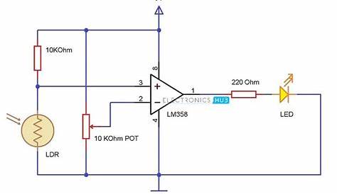 light sensor circuit using ldr