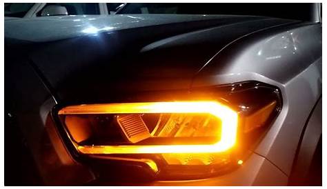 Toyota Tacoma new LED headlights with sequential turn signals - YouTube