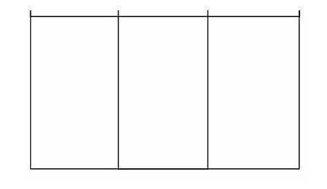 blank 5 column chart with lines