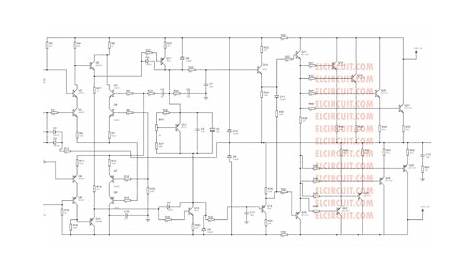 2800W High Power Amplifier Circuit [Updated!] - Electronic Circuit