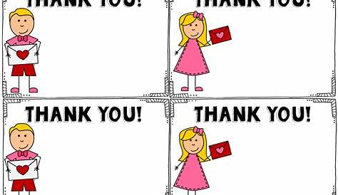 Primary Junction: Valentine Thank You Cards