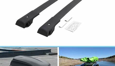 2 Pieces Black Roof Racks Fit for Subaru Forester 2019 2020 2021