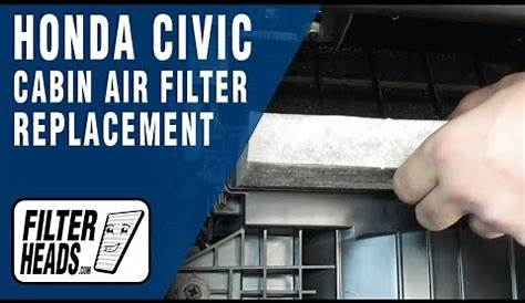 How to Replace Cabin Air Filter 2013 Honda Civic - YouTube