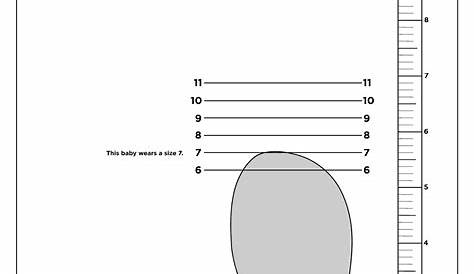 Printable Shoe Size Chart | Activity Shelter