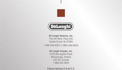 DeLonghi Fully Automatic Coffee Center Machine ESAM6700 User Manual