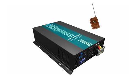 3000w Pure Sine Wave Solar Power Inverter for Home and Car | Widest