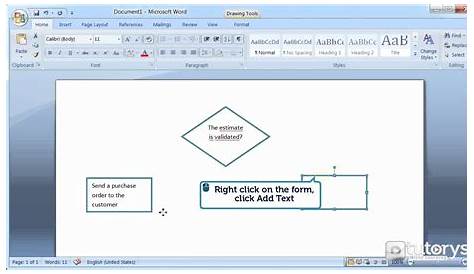 how to make a schematic diagram in word