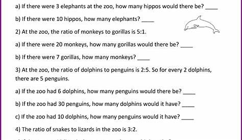 proportion word problems worksheet with answers