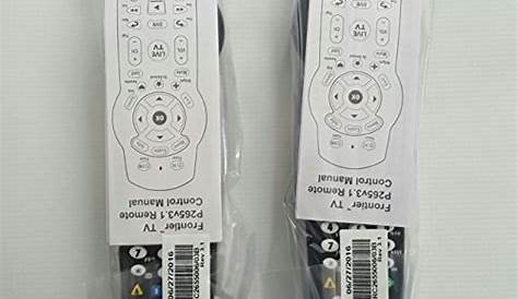 NEW! 2-PACK Verizon Frontier Model P265v1.1 Remote Controls for FIOS