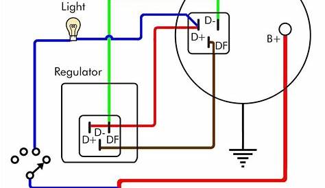 12 Volt Delco Alternator Wiring Diagram | WiringDiagram.org | Car