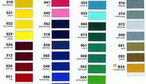 Vinyl Couture color chart for Oracal 651 | Oh So Silhouettey! | Pinte…