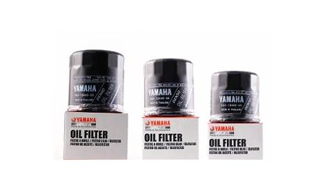 yamaha oil filter chart