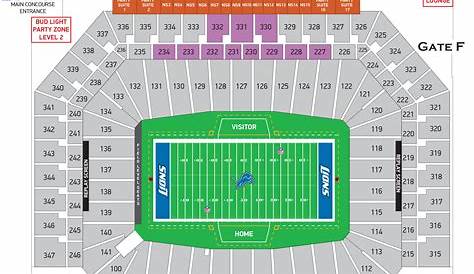 ford stadium seating chart