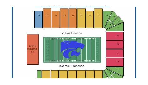 kansas state football stadium seating chart