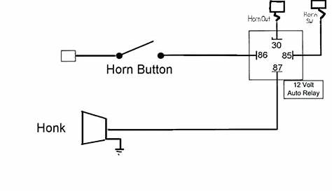 Automotive Horn Wiring - Wiring Diagram Data - Horn Wiring Diagram