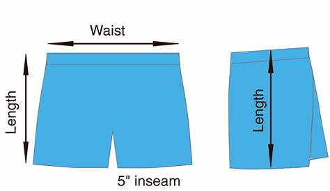 youth small shorts size chart