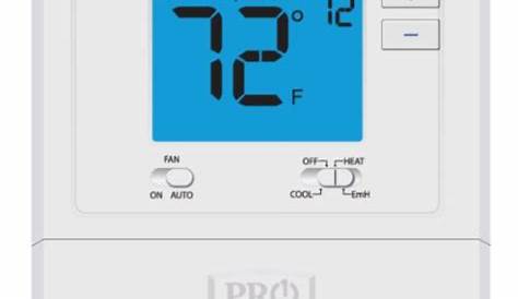 pro 721 thermostat manual