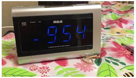 How to set the time on RCA Clock - YouTube