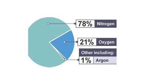 gases in the atmosphere pie chart