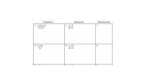 Simplifying Complex Fractions Worksheet With Answers - kidsworksheetfun