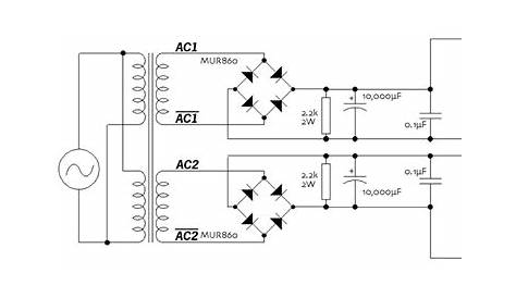 Power supply circuit diagrams | Schematic Power Amplifier and Layout