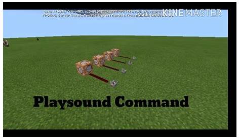 How to use Playsound Command (Minecraft) - YouTube