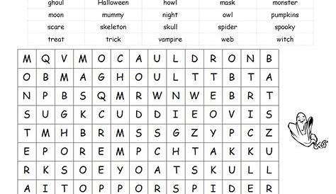 Halloween Crossword Puzzle Printable 3Rd Grade - Printable Crossword