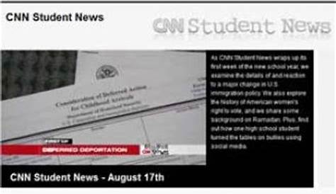 CNN Student News Returns | Education World
