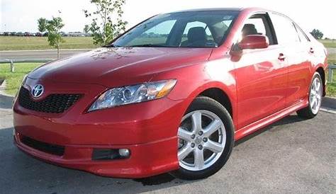 candy apple red toyota camry