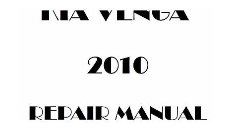 2010 Kia Venga repair manual