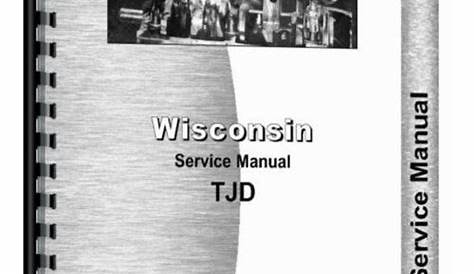 wisconsin tjd engine manual