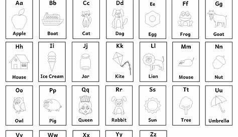 4 Best Images of Chart Full Page Alphabet ABC Printable - Preschool