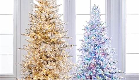 Frontgate Christmas Trees, Flocked Artificial Christmas Trees, Luxury