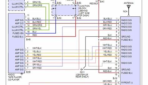 infinity radio wiring diagram