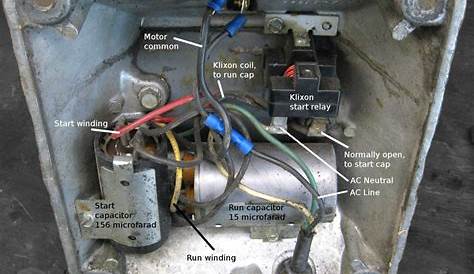 bench grinder capacitor wiring
