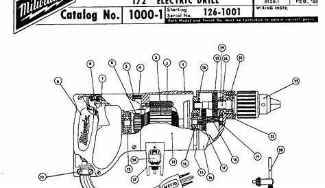 milwaukee drill circuit diagram 5070-20