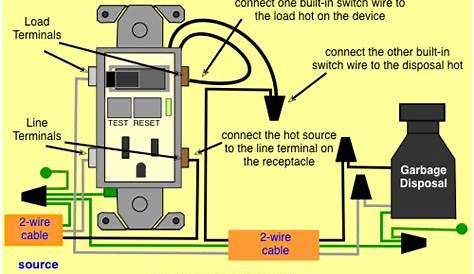 gfci schematic wiring neutral