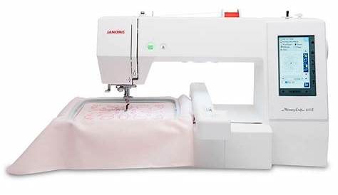Janome Memory Craft 400e Embroidery Machine is available at all Moore's