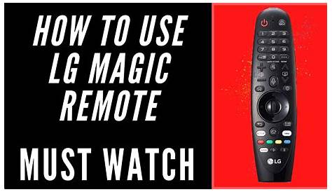 How To Use LG Magic Remote (Key Features) in 2021 - YouTube