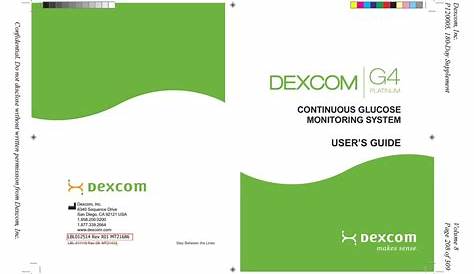 Dexcom G6 User Manual