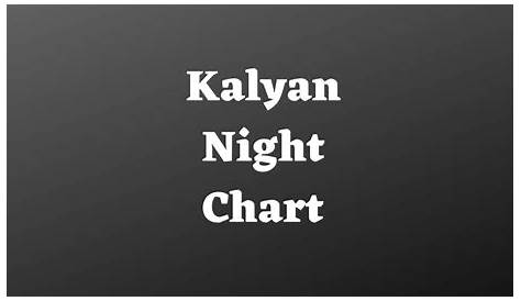 kalyan night panel chart