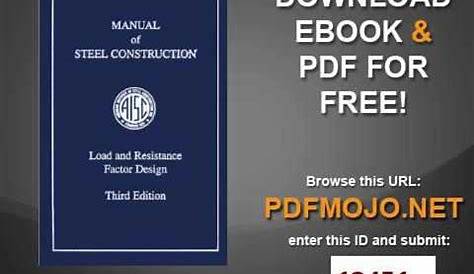 Aisc Steel Construction Manual Pdf - elecorner