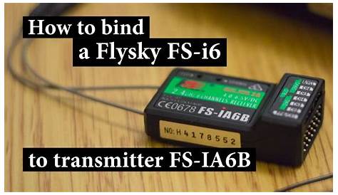 flysky fs ia6b manual