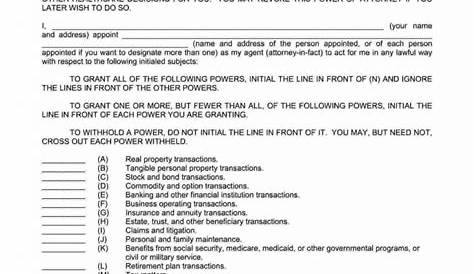 Free Fillable California Power of Attorney Form ⇒ PDF Templates