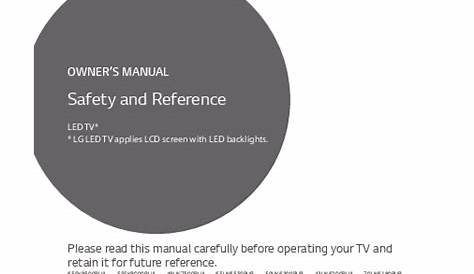LG Manuals - Manuals+