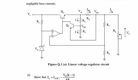 Solved Q.1 (a) A foldback current limiting circuit is shown | Chegg.com