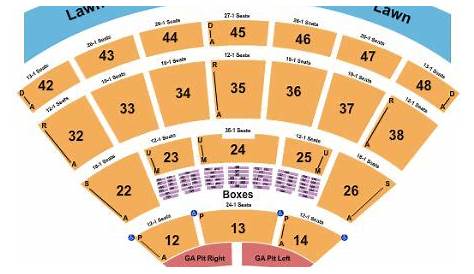 Blossom Music Center Tickets and Blossom Music Center Seating Chart